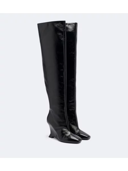Cizme Balmain din piele negru