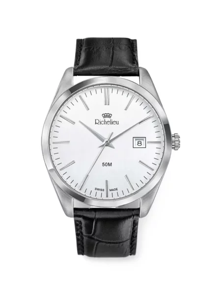 Ceas Richelieu Swiss clasic alb