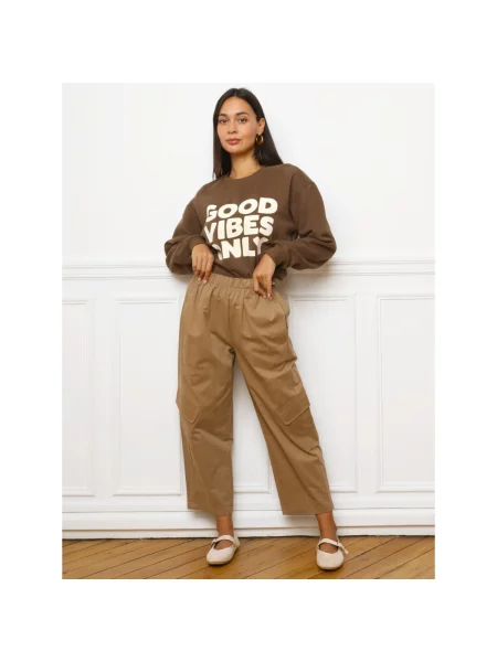 Pantaloni La Modeuse maro