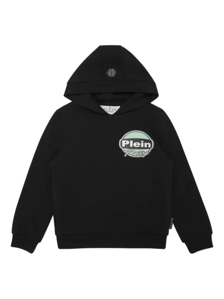 Bluza z kapturem dziecięca Philipp Plein czarna