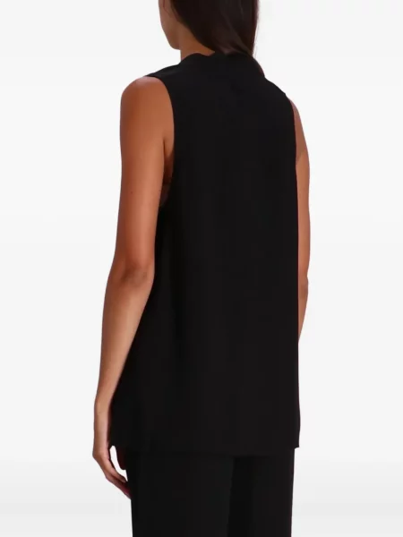 Top Armani Exchange cu decolteu în V negru