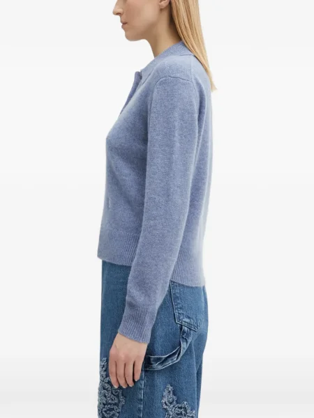 Top Sporty & Rich s autogramom plava