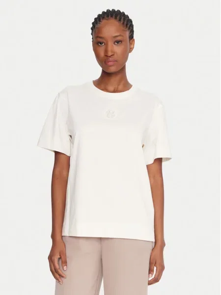 BOSS T-Shirt Elpha Kremowy