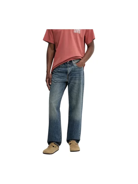Levi's jeansy LOOSE STRAIGHT niebieskie
