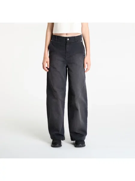 Широкие джинсы Jordan черные