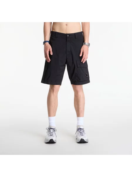 Pantaloni scurți C.P. Company 50 Fili Stretch Loose Lens Cargo Shorts Black 54 negru