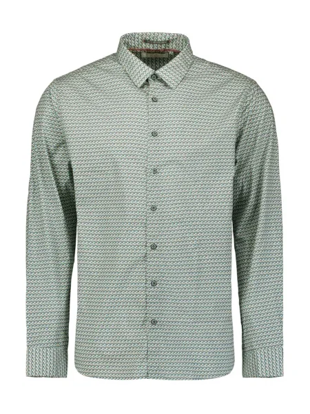 No Excess Košulja akvamarin / siva bijela