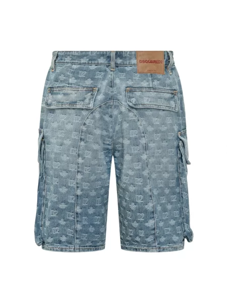 Krótkie szorty Dsquared2 niebieskie