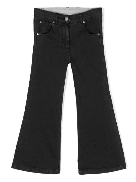 Jeansy dzwony dziecięce Stella Mccartney czarne