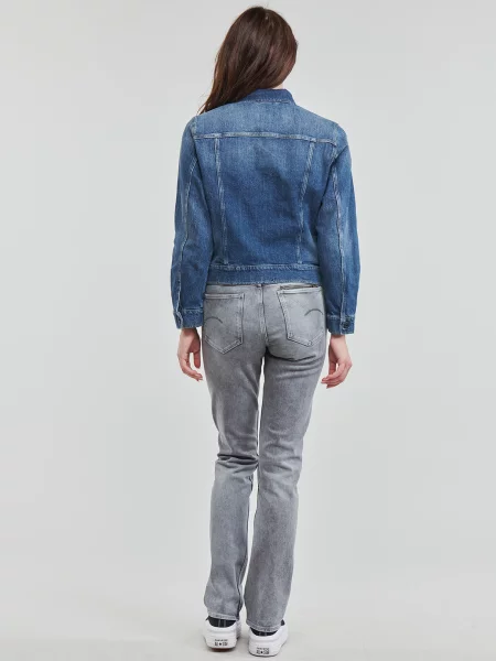 G-Star Raw Geacă de blugi Burten Stretch Bleumarin albastru