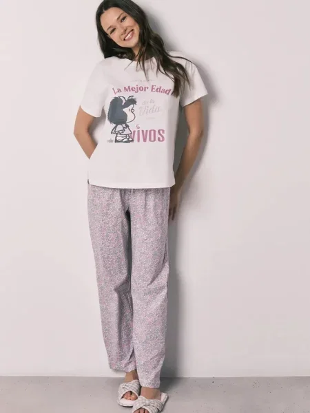 Women'secret piżama dwuczęściowa beżowa