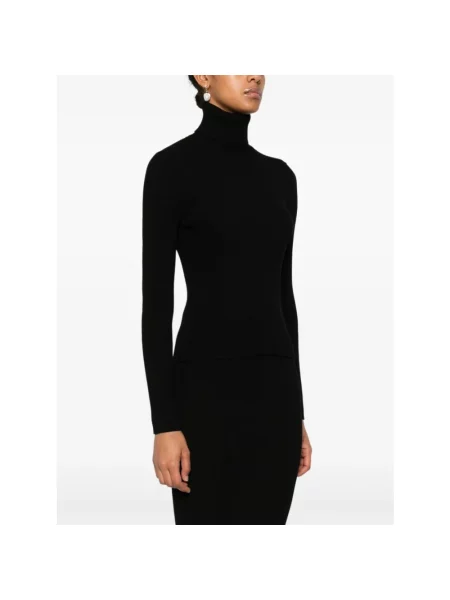 Sweter Parosh biznesowy czarny