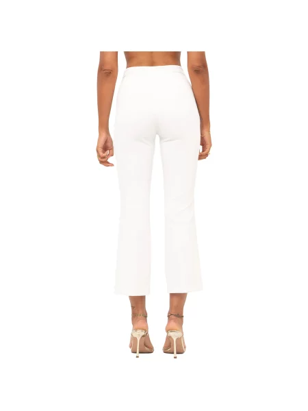 Pantaloni Elisabetta Franchi alb