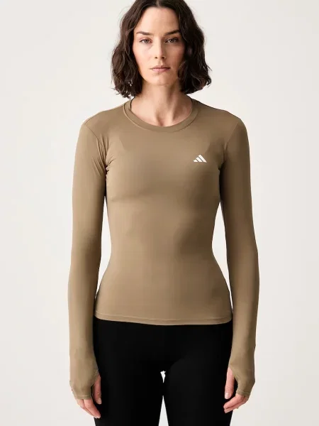 Adidas Performance longsleeve treningowy Essentials zielona