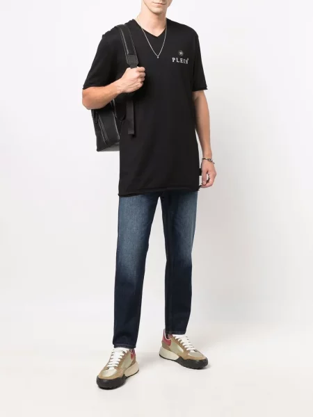 Straight fit džíny Philipp Plein modré