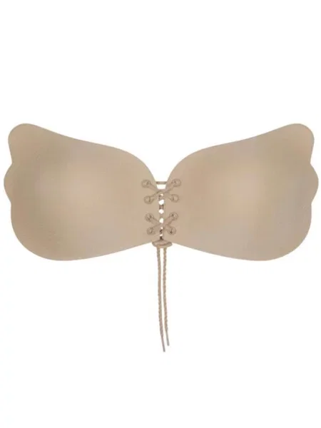 Бюстгальтер без бретелек бежевий