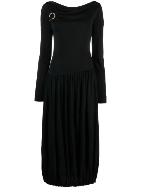 Rochie maxi Lanvin până la genunchi de costum negru