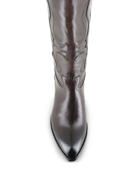 Botine Sartore din piele maro