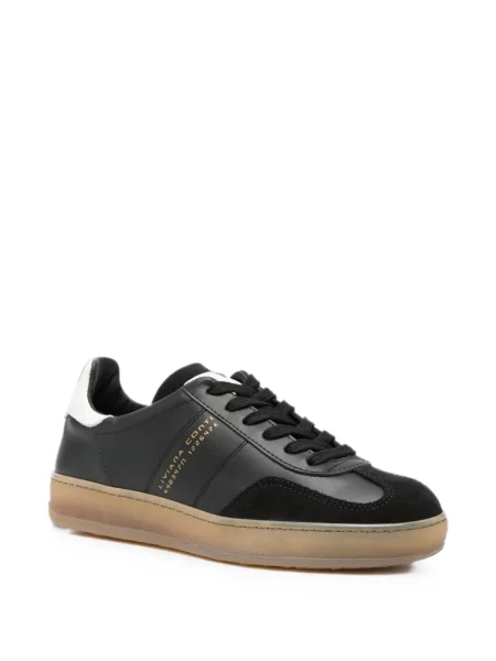 Sneakers Liviana Conti με αυτόγραφο μαύρο