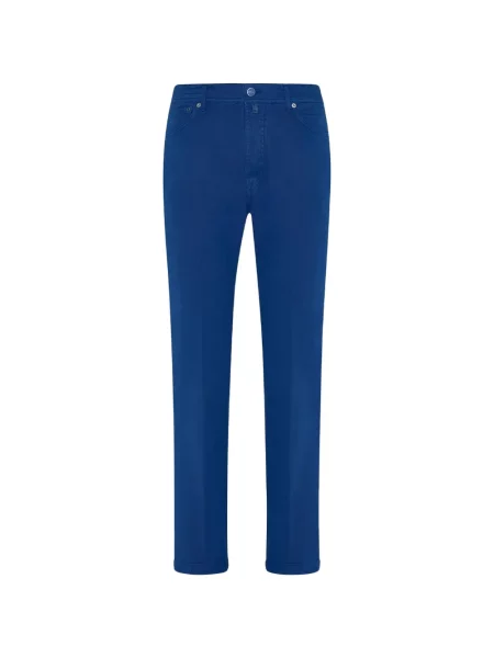 Blugi Kiton cu 5 buzunare albastru