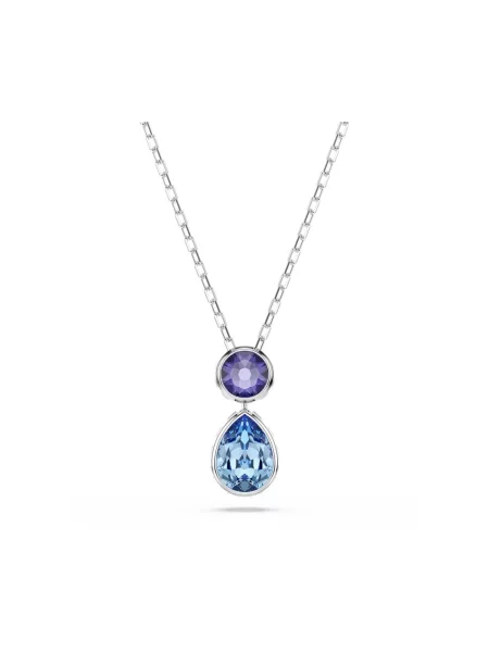 Naszyjnik Swarovski niebieski
