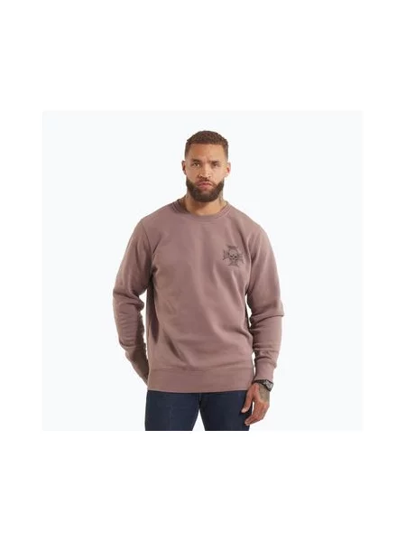 Кофта Pitbull Bite Me Crewneck Sweatshirt washed burgundy бордовий