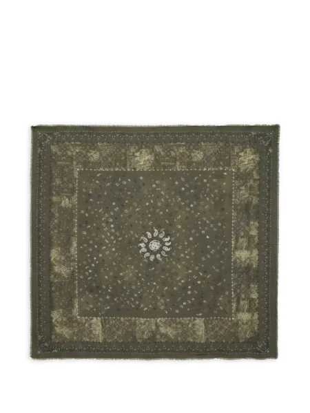 Fular Zadig&voltaire cu imagine verde