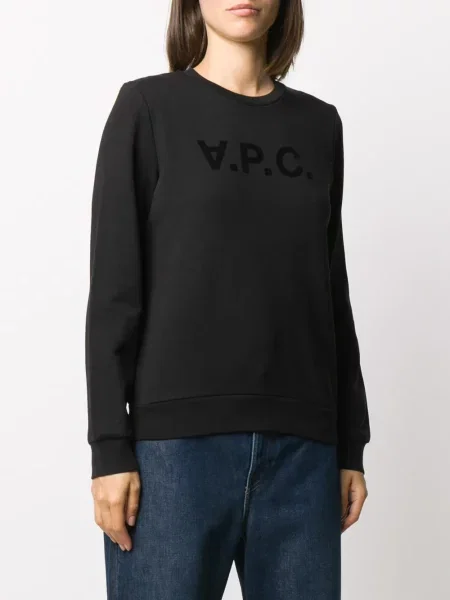 Mikina A.p.c. s potiskem černá