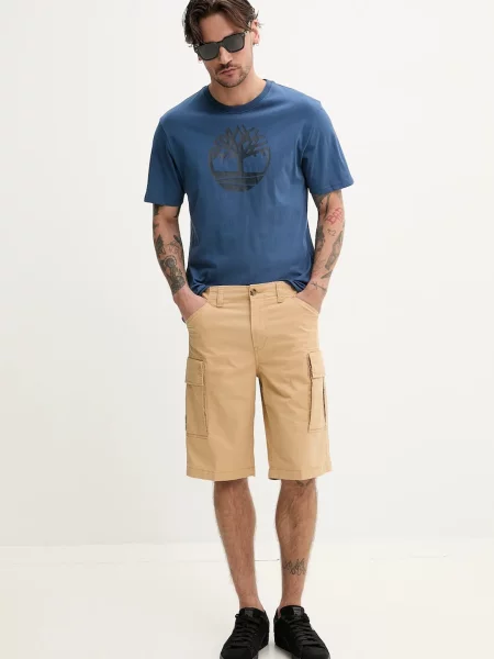 Timberland szorty zielony beżowe