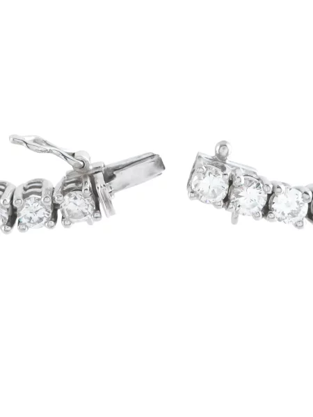 Diamant brăţară Lb Exclusive tenis argintiu