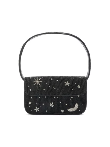 Torebka Staud z koralikami czarna