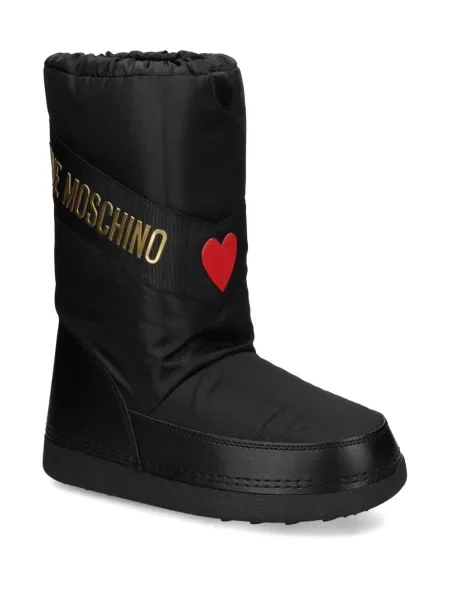 Raštuotos auliniai batai Love Moschino juoda