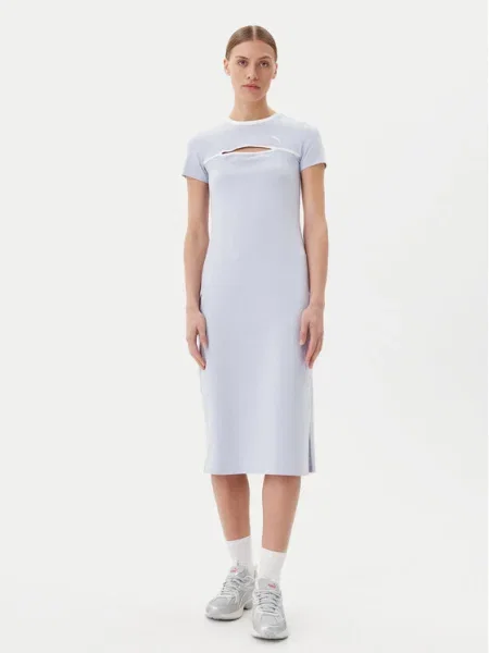 Puma Rochie de zi Ess Cut-Out celest albastru