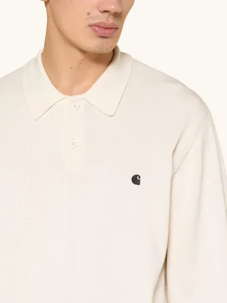 Carhartt Wip Sweter Polo Madison weiss biała