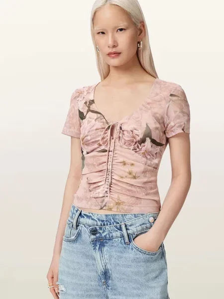 AllSaints bluza ženska GABBY bež