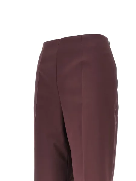Spodnie Alberta Ferretti czerwone