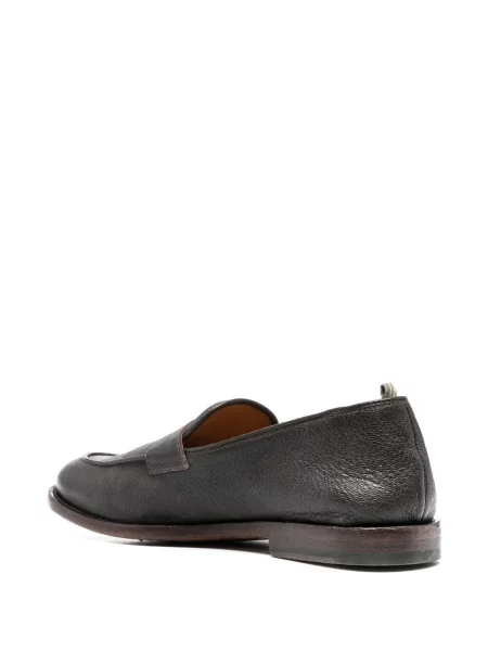 Pantofi loafer Officine Creative din piele maro
