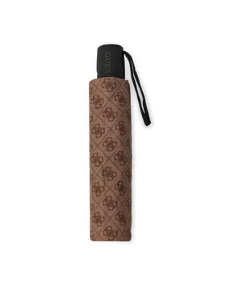 Deštník Guess s autogramem béžový