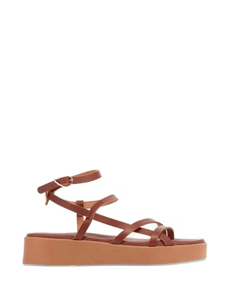 Sandale Ancient Greek Sandals cu platformă maro