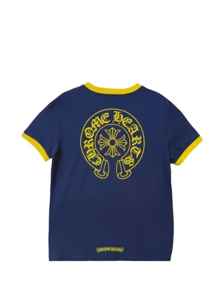 Тениска Chrome Hearts със сърца синьо
