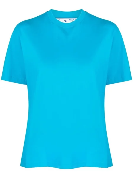 Tricou Off-white cu dungi scurt alb