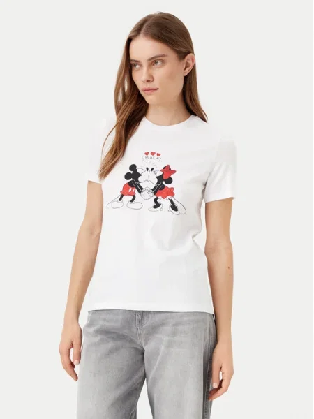 ONLY Tricou Mickey alb