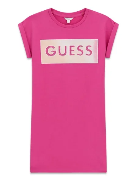 Guess Sukienka codzienna różowy