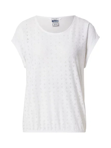 ZABAIONE Tricou alb