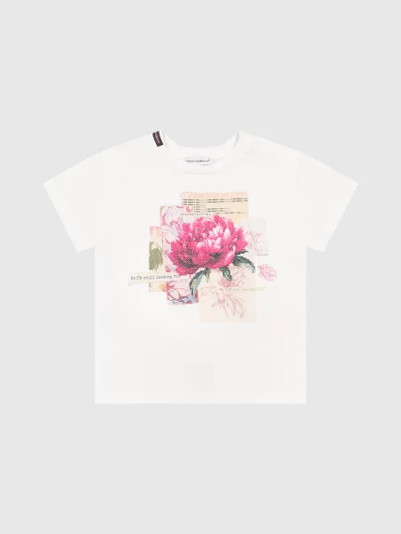 Детская футболка Dolce&gabbana белая