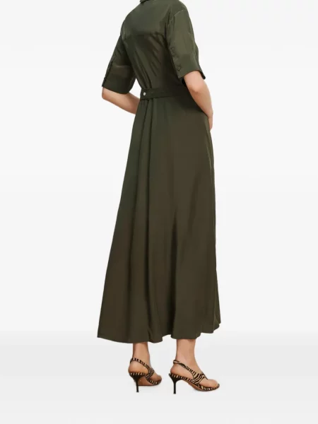 Cu centură rochie maxi Veronica Beard verde