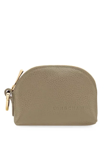 Portofel Longchamp din piele verde
