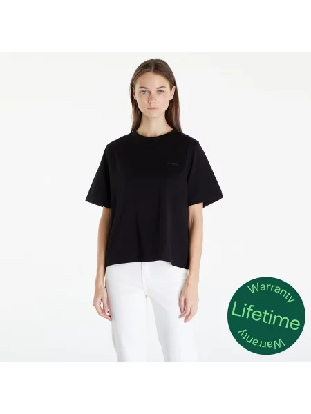Tričko Queens Essential T-Shirt With Tonal Print Black XL černé