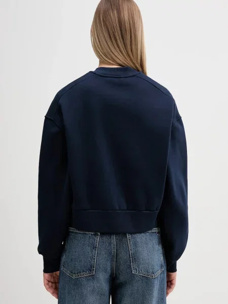Mikina Tommy Hilfiger tmavomodrá hladká