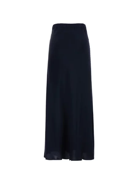 Fusta maxi Max Mara cu broderie albastru